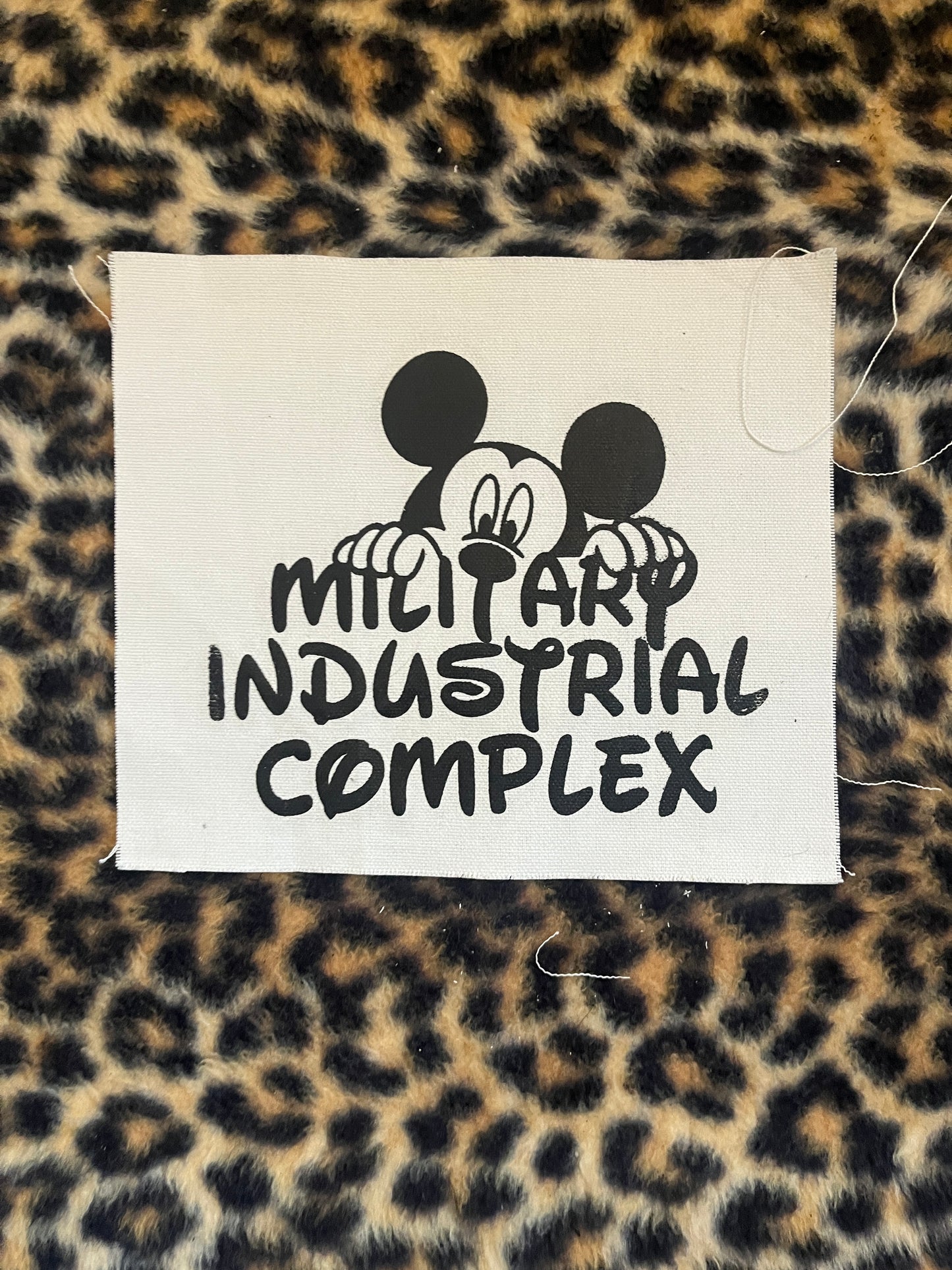 MILITARY INDUSTRIAL MICKEY PATCH. 8X6