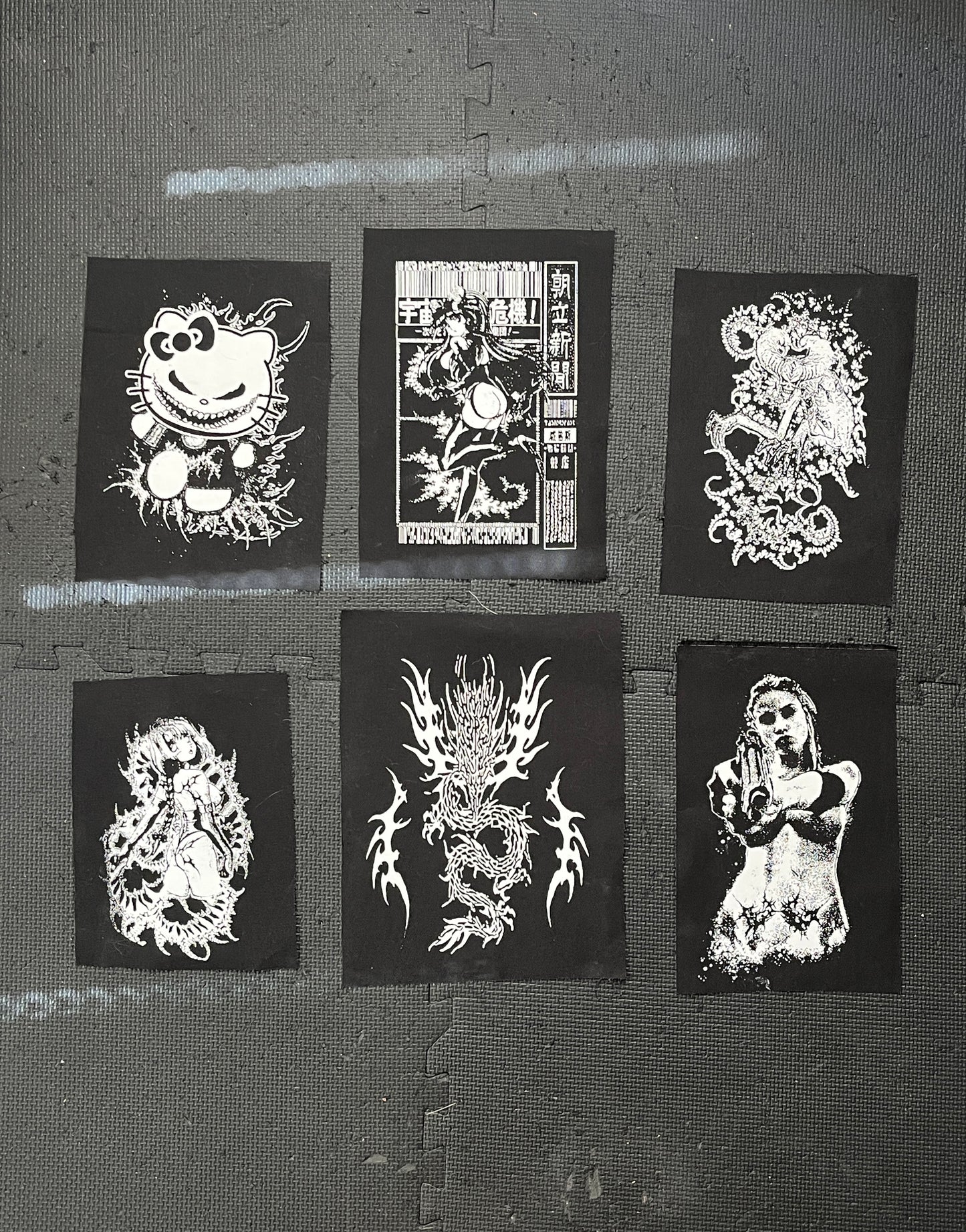 LARGE SIZED PATCHES+PRINTS